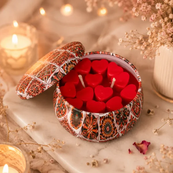 mandala jar candle